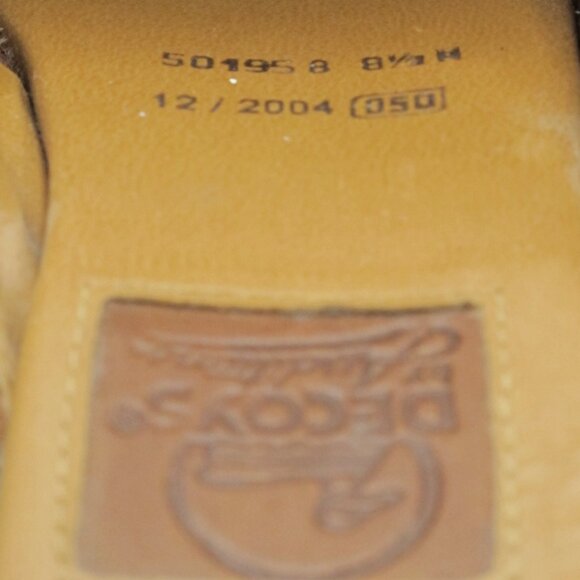 Decoys by Auditions brown braided leather slip on in 8.5N - Picture 4 of 7